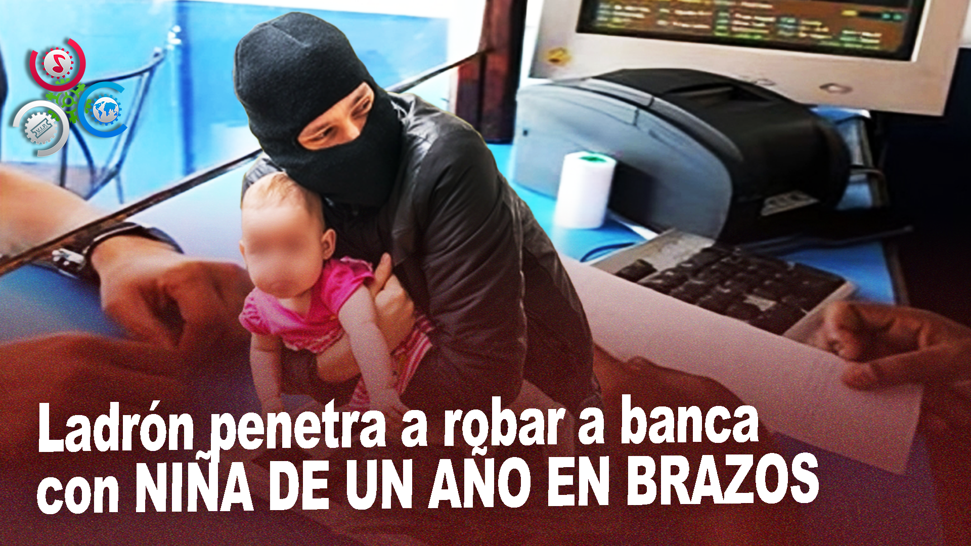 Hombre Penetró A Robar Con Niña En Sus Brazos A Banca De Lotería En Moca