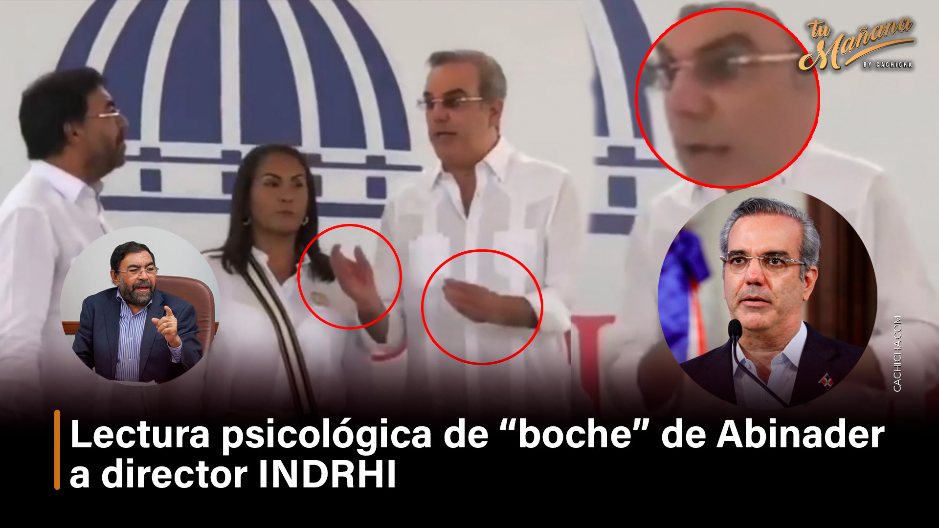 Lectura Psicológica De “boche” De Abinader A Director INDRHI | Tu Mañana By Cachicha