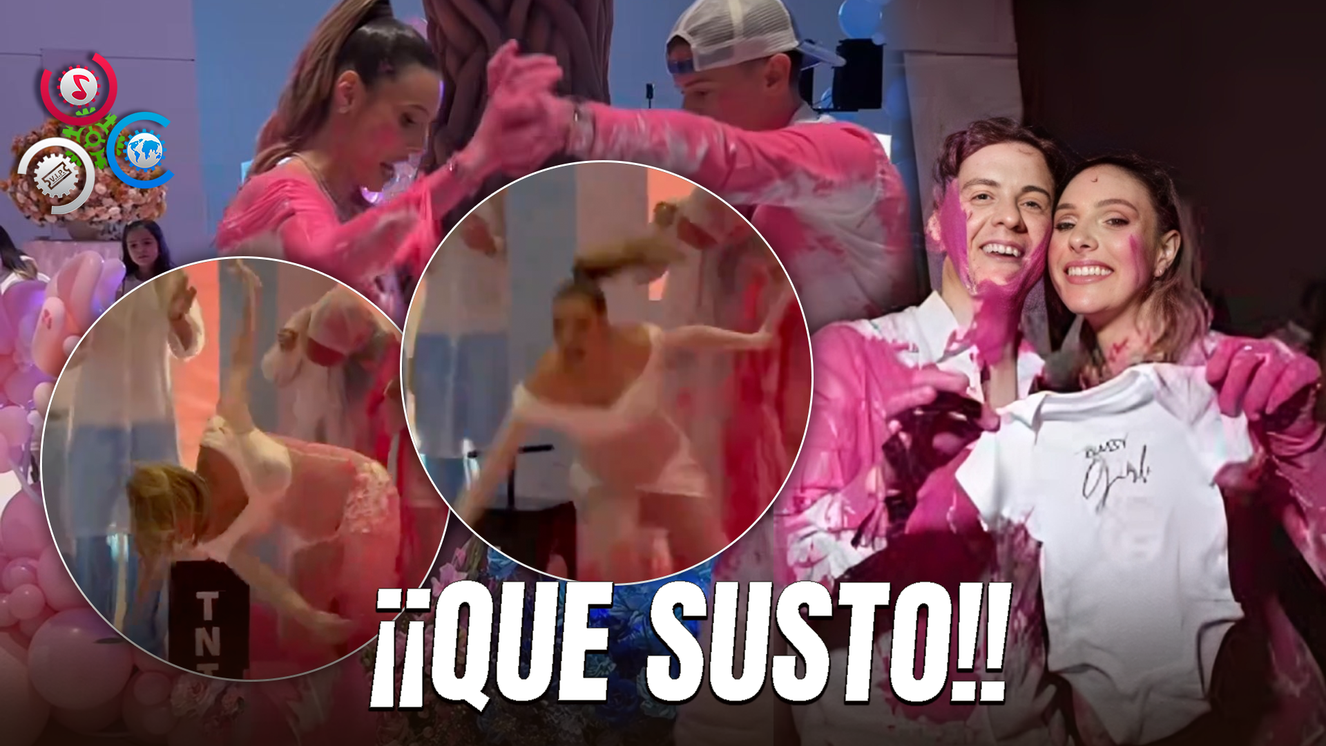 Lele Pons Sufre Caída Durante Revelación De Sexo De Su Bebé; ‘Afortunadamente No Pasa A Mayores’