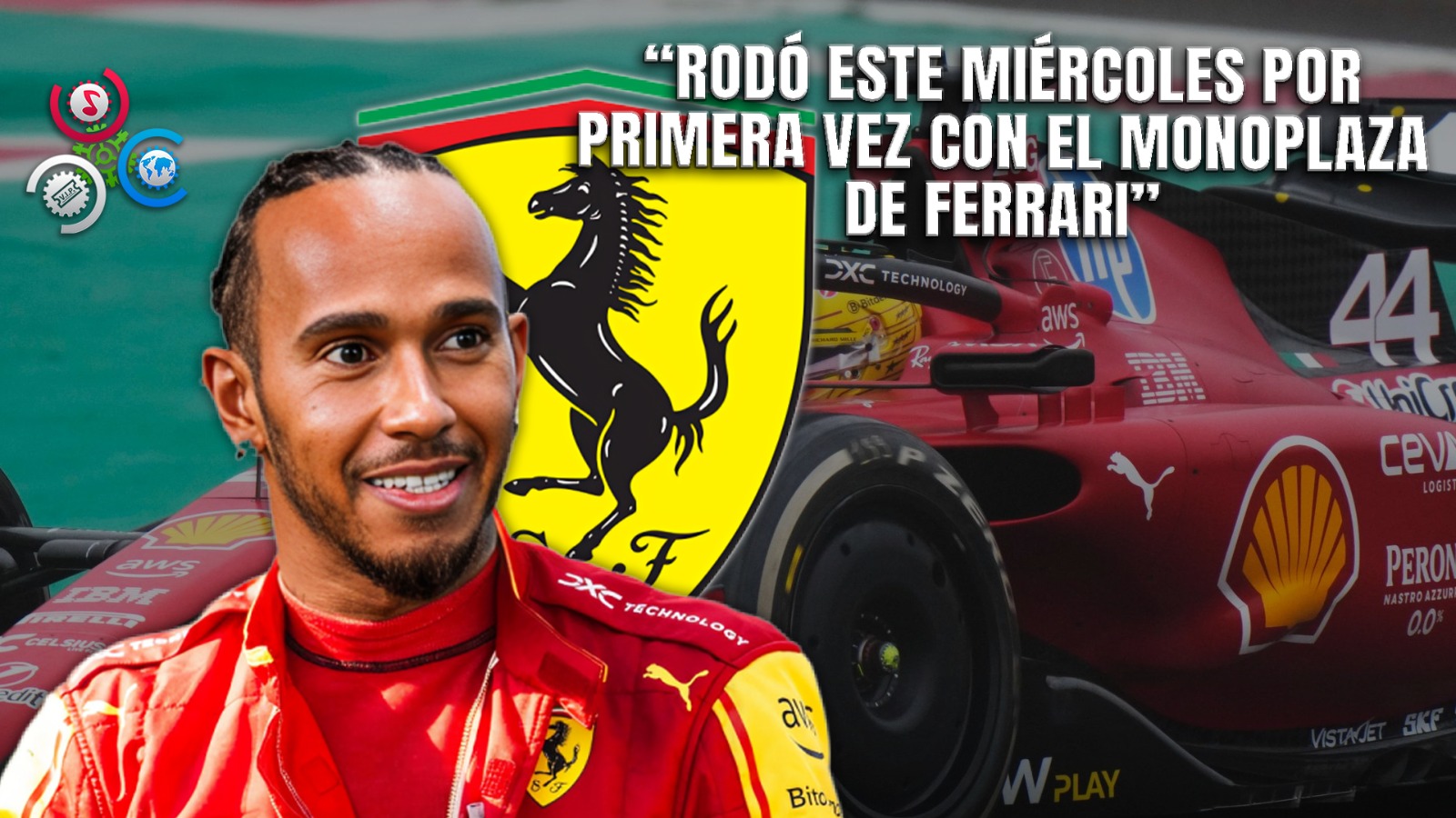 Lewis Hamilton Hace Su Debut Con Ferrari De La F1 En El Circuito Fiorano