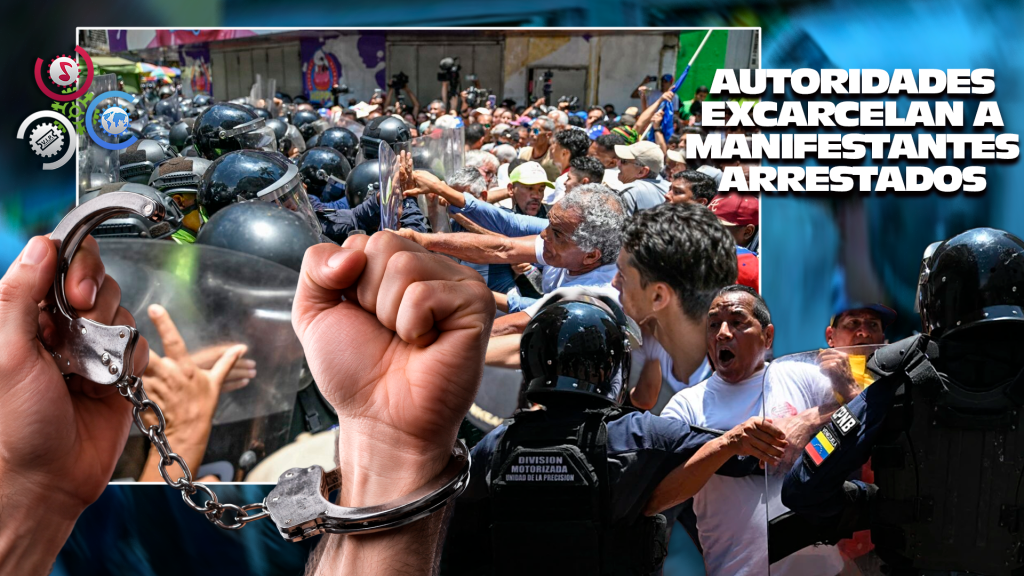 Liberan A Cuatro Detenidos Tras Protesta Sindical Durante Movilización Hacia Miraflores