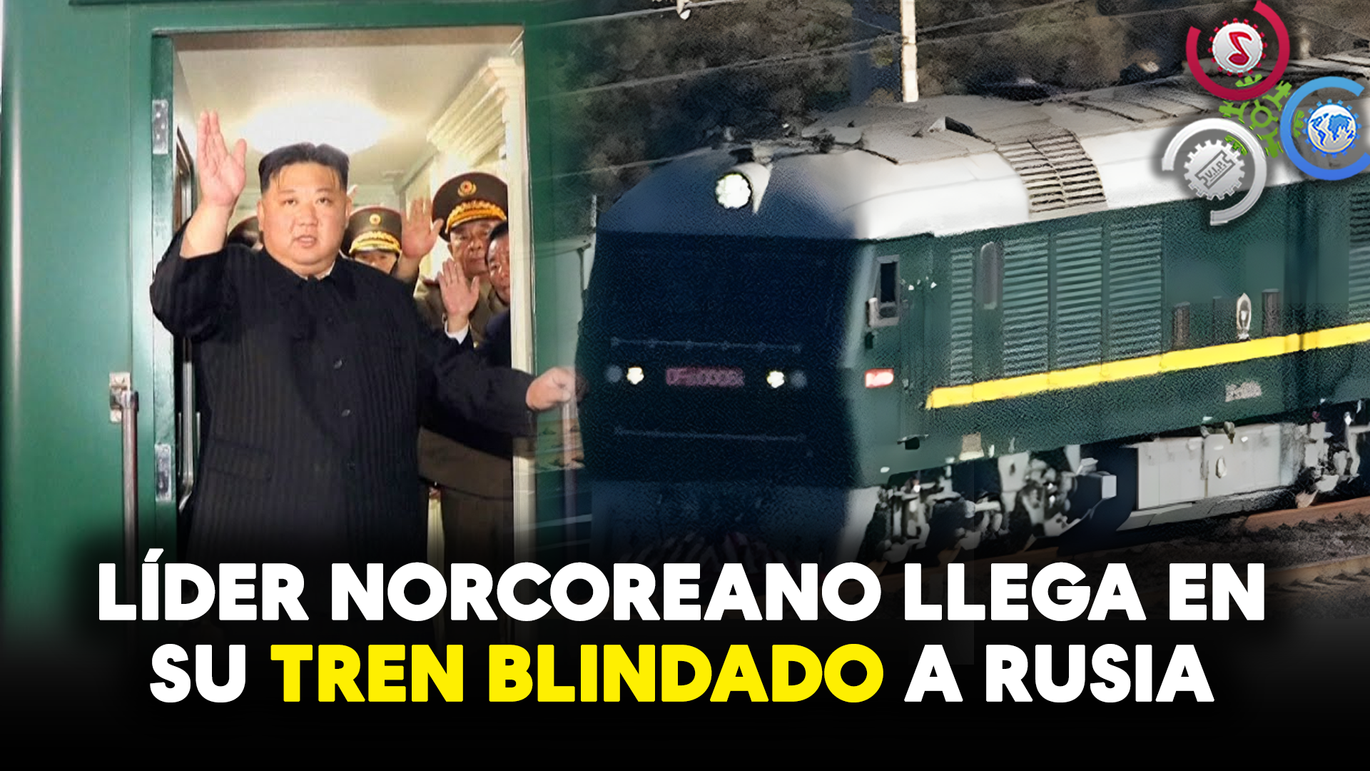 Kim Jong Un Llega En Su TREN BLINDADO Y En Secreto A Rusia Para Verse Con Putin