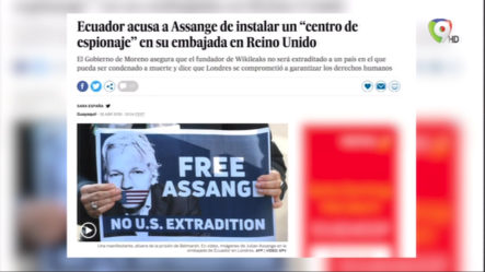 Ecuador Acusa A Assange De Instalar Un “Centro De Espionaje” En Su Embajada En Reino Unido