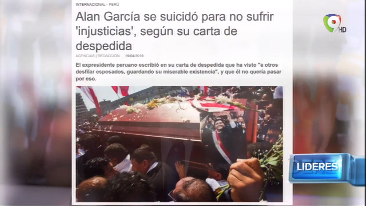 Alan García Se Suicidó Para No Sufrir “Injusticia”, Según Su Carta De Despedida