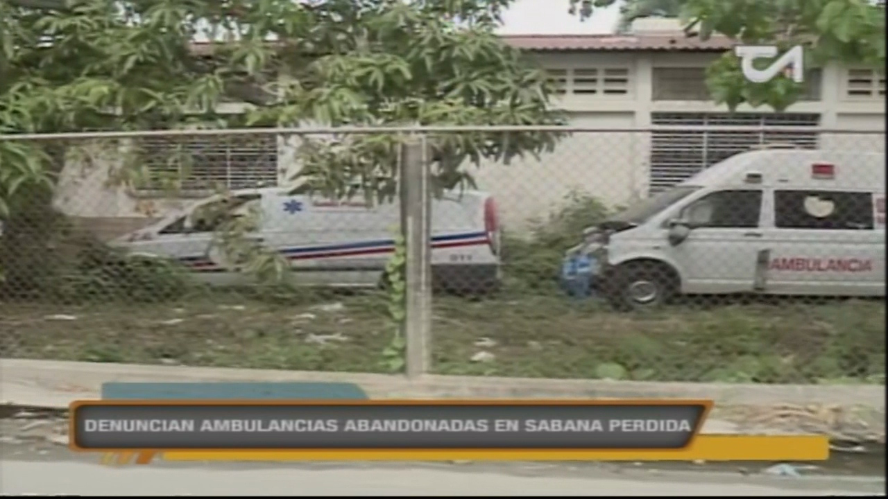 Denuncian Ambulancias Abandonadas