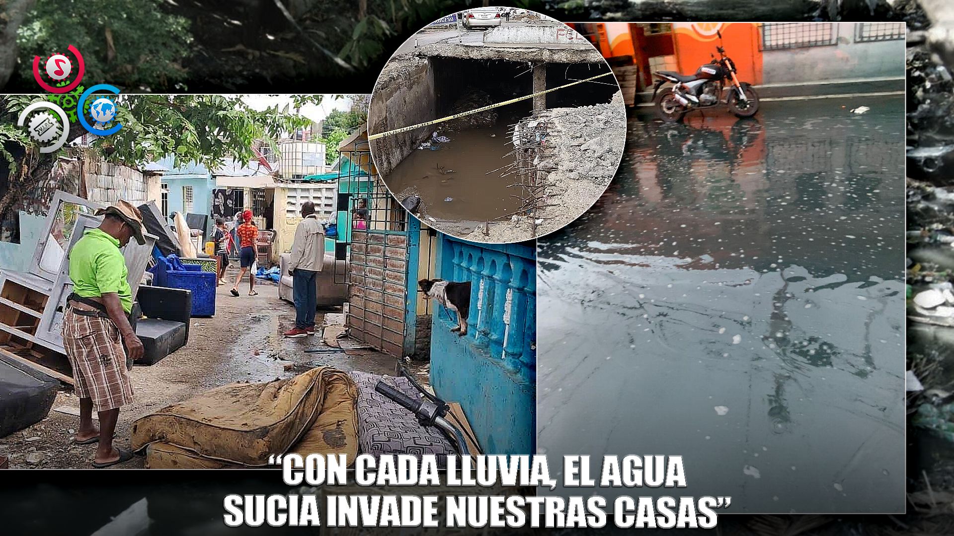 Lluvias Desbordan Cañada Y Causan Quejas En Villa Duarte