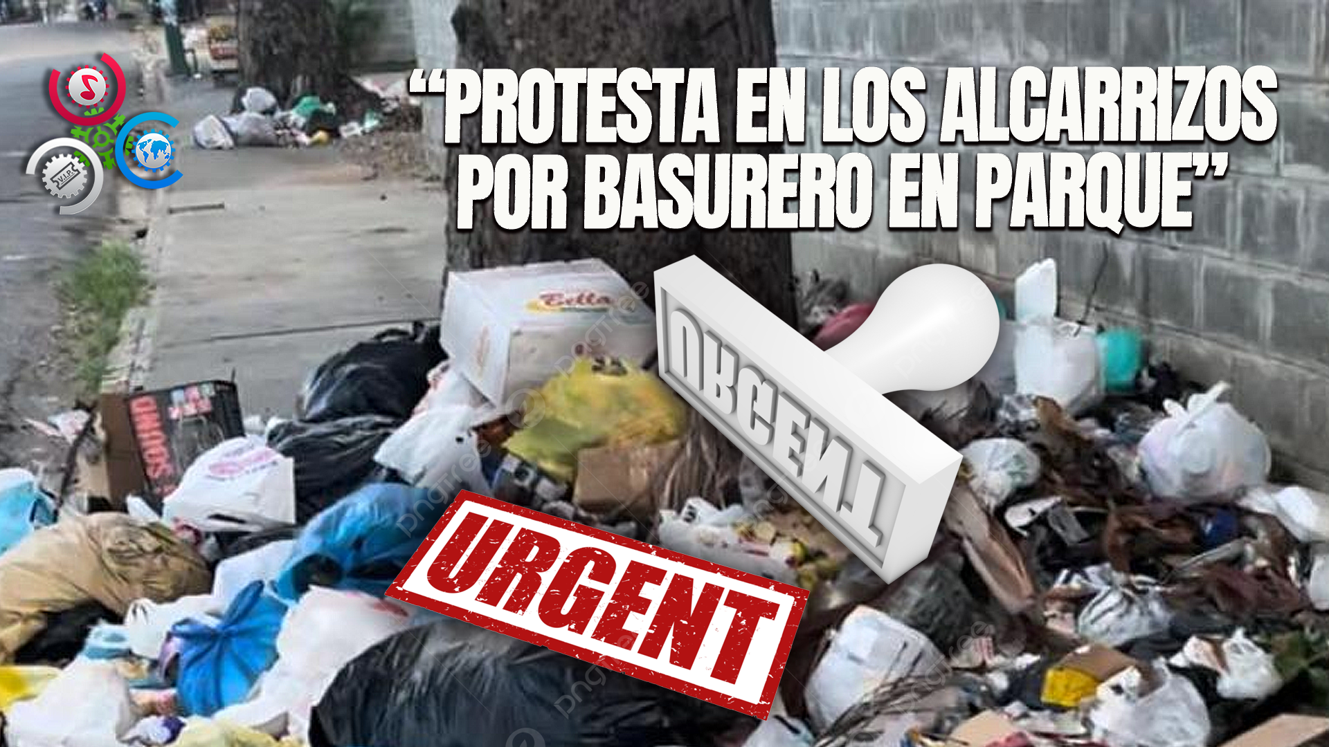 Los Alcarrizos: Tiran Basura A Las Calles En Protesta Por Basurero En Parque