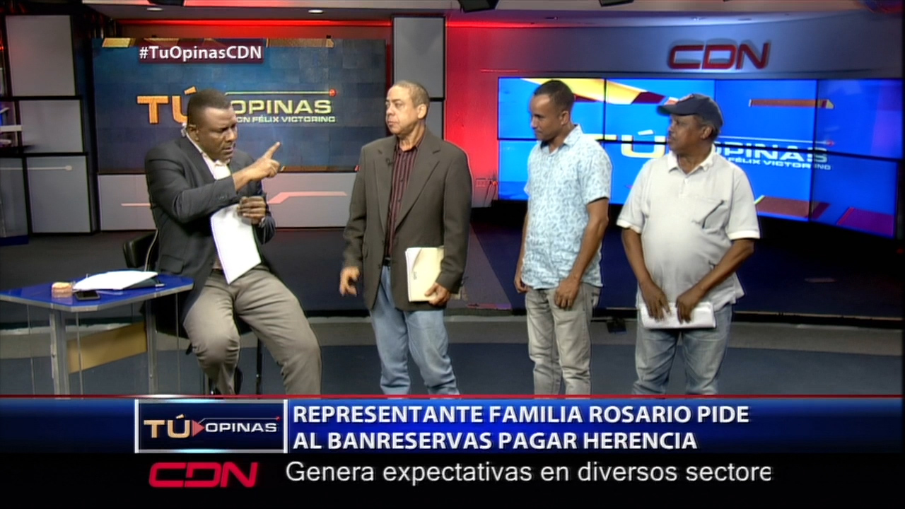 Representante De La Familia Rosario Pide Que Le Paguen Su Herencia