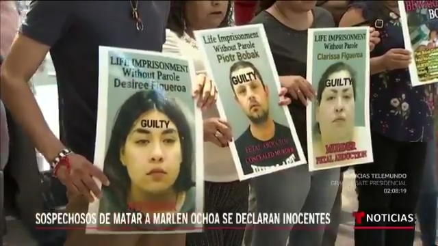 Los Sospechosos De Matar A Marlen Ochoa Para Robarle A Su Bebé Se Declararon Inocentes Esta Semana En Una Corte De Illinois-