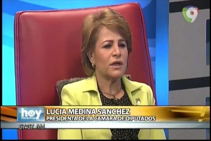 Entrevista A Lucia Medina, Presidenta De La Cámara De Diputados