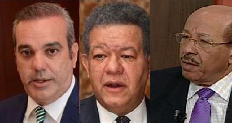 La Reunión De Luis Abinader, Leonel Fernandez, Temo Montas Y Guillermo Moreno