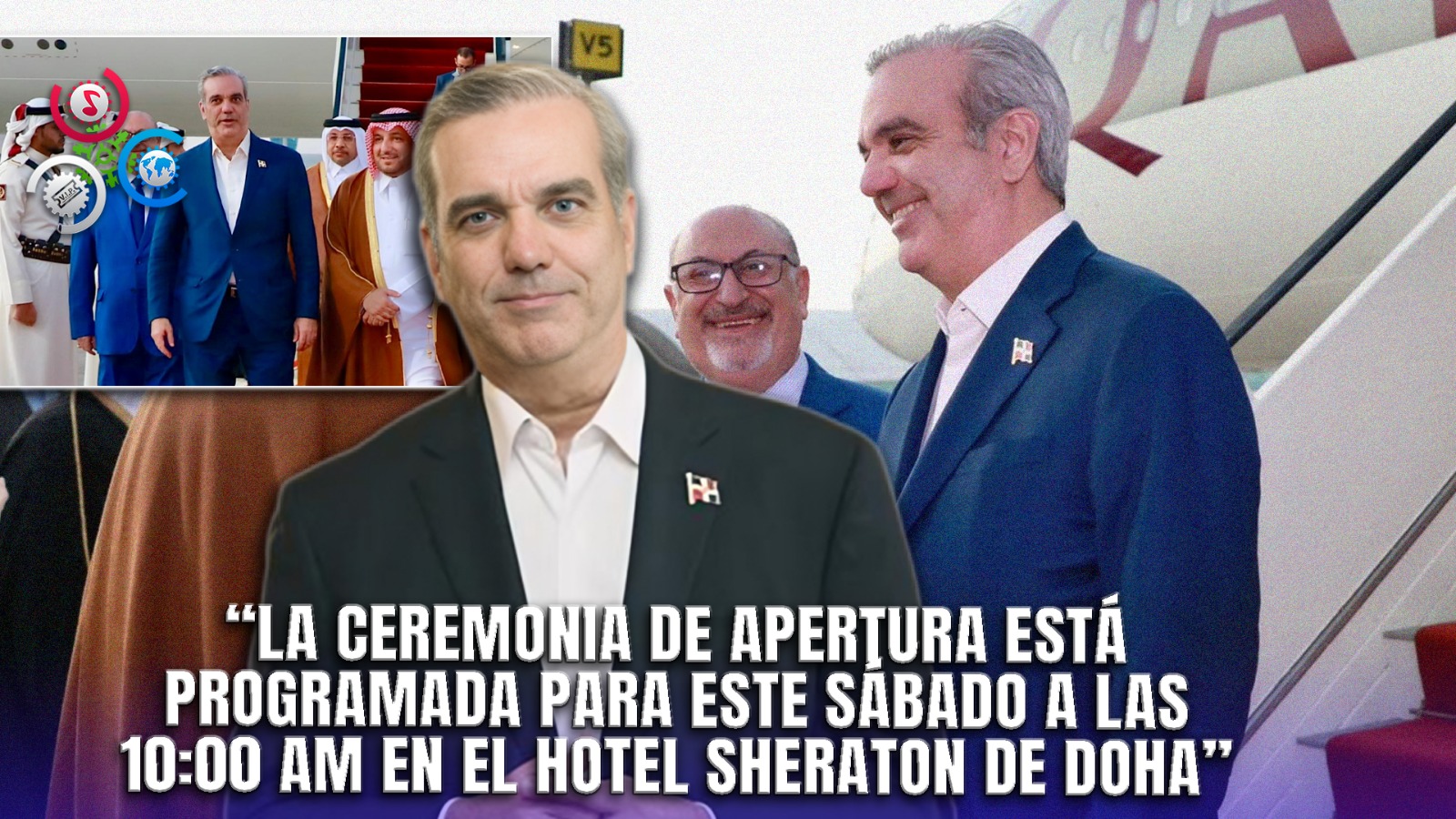 Luis Abinader Llega A Qatar Para Participar En El Foro Mundial De Doha