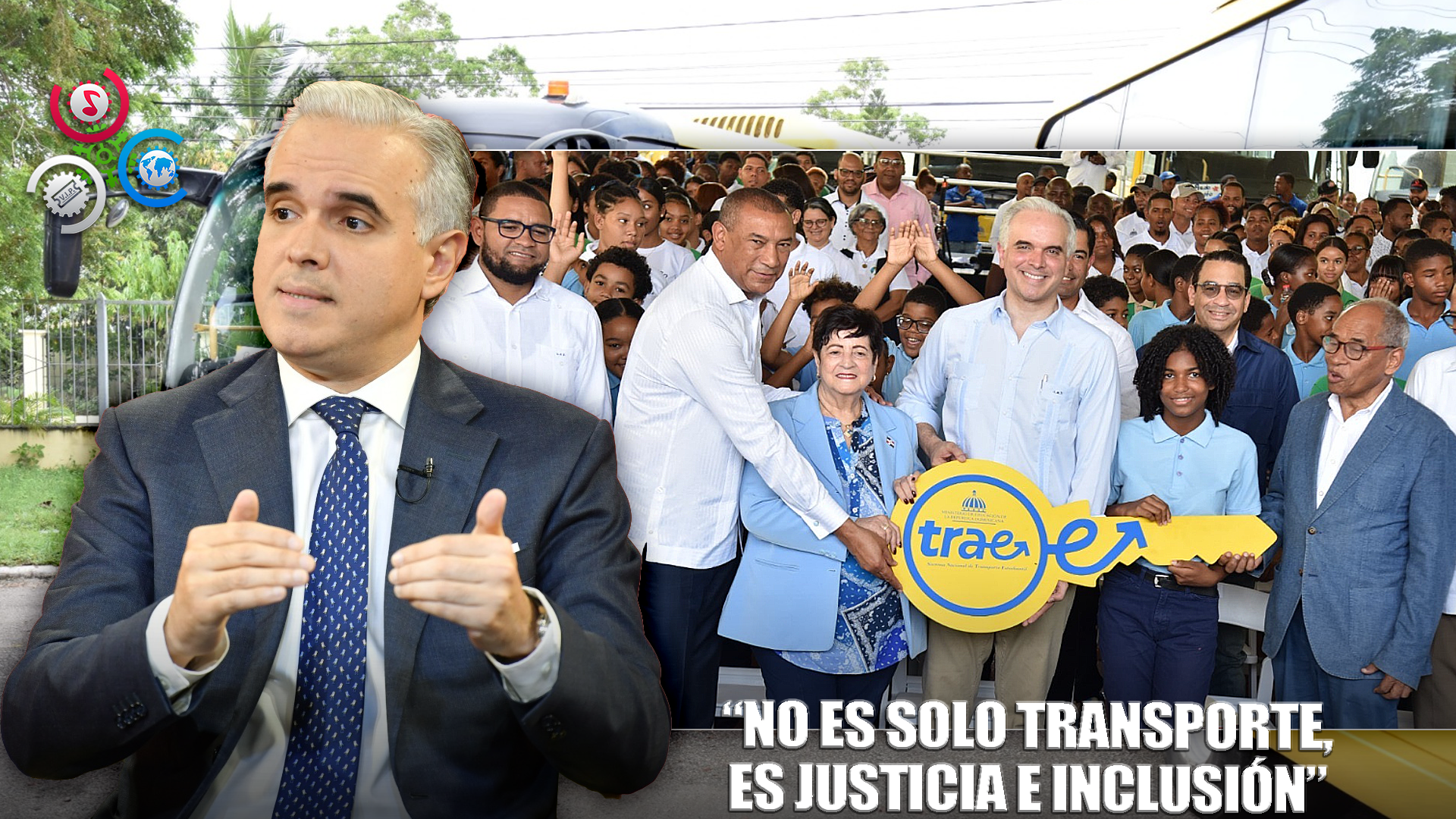 Luis Miguel De Camps Encabeza Entrega De Autobuses Escolares En El Seibo