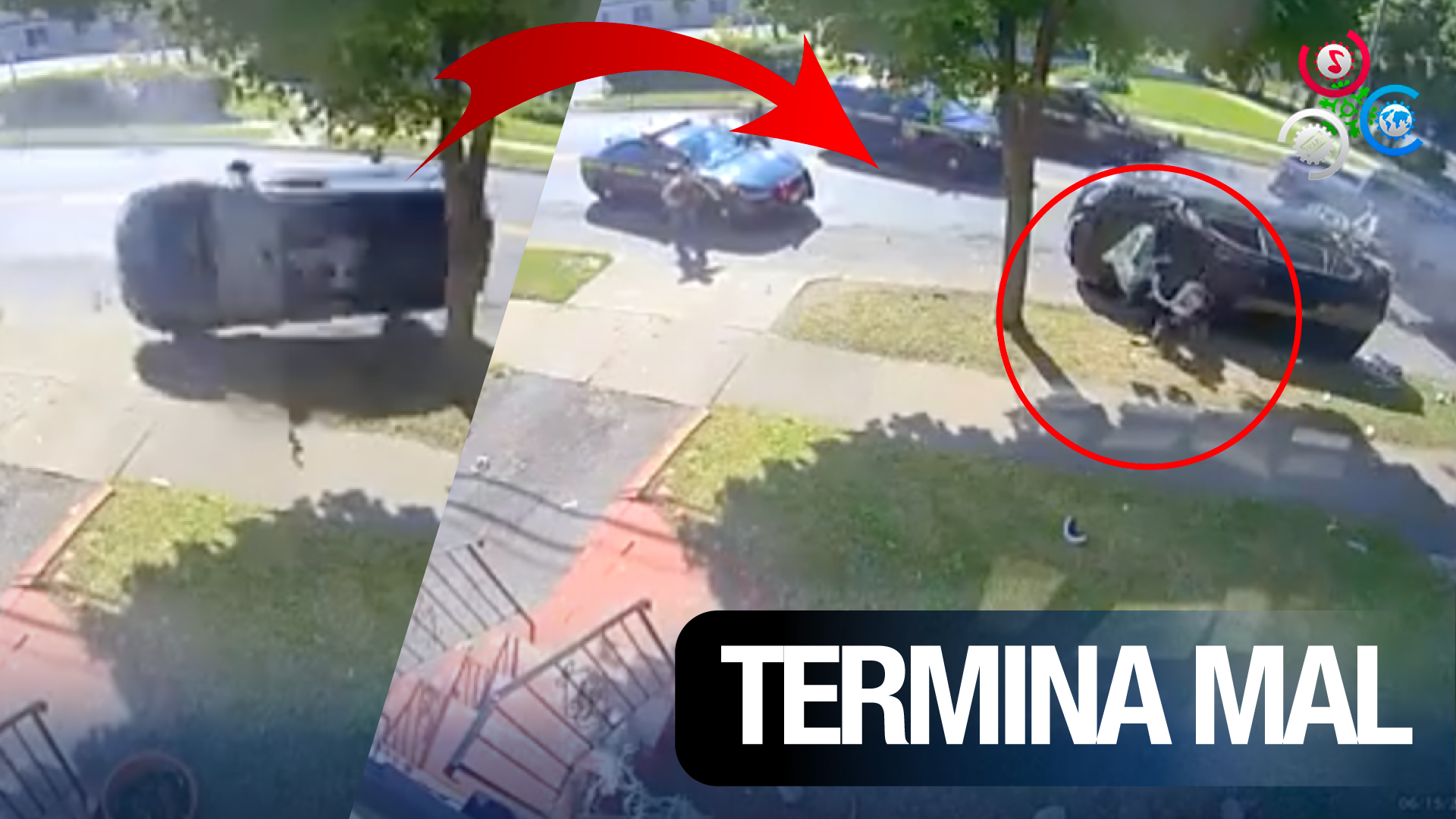 ¡Persecución Acaba En Terrible Accidente, Mira Como Sucedió! 