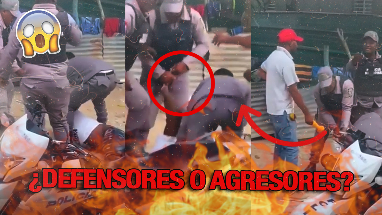 ¡CAPTADO EN CAMARA! Hombre Detenido Y Maltratado Brutalmente Por Varios Agentes Policiales