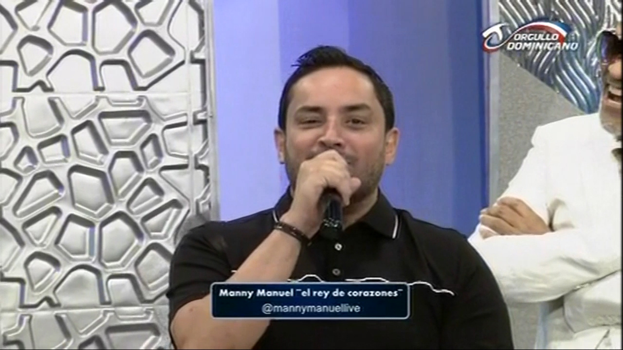 Debut Oficial De Manny Manuel “El Rey De Corazones” Como Animador En Buena Noche TV