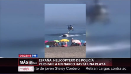De Película Helicóptero Persigue A Un Narco Hasta Una Playa
