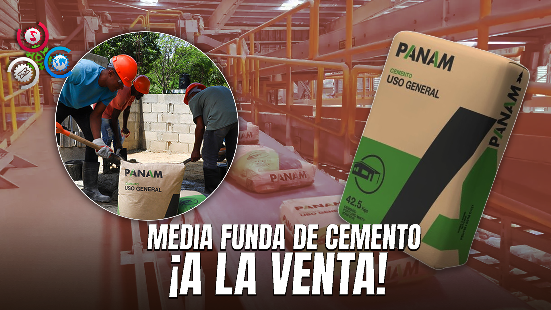 Panam Lanza Media Funda De Cemento Para Obras Pequeñas Y Usuarios Domésticos