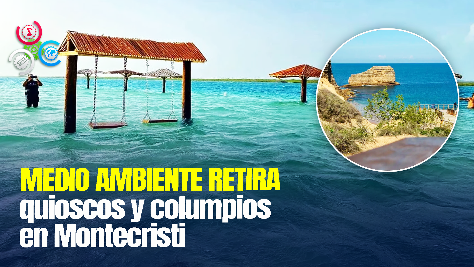 Medio Ambiente Desmonta Quioscos Y En Playa Grand Grossier En Montecristi