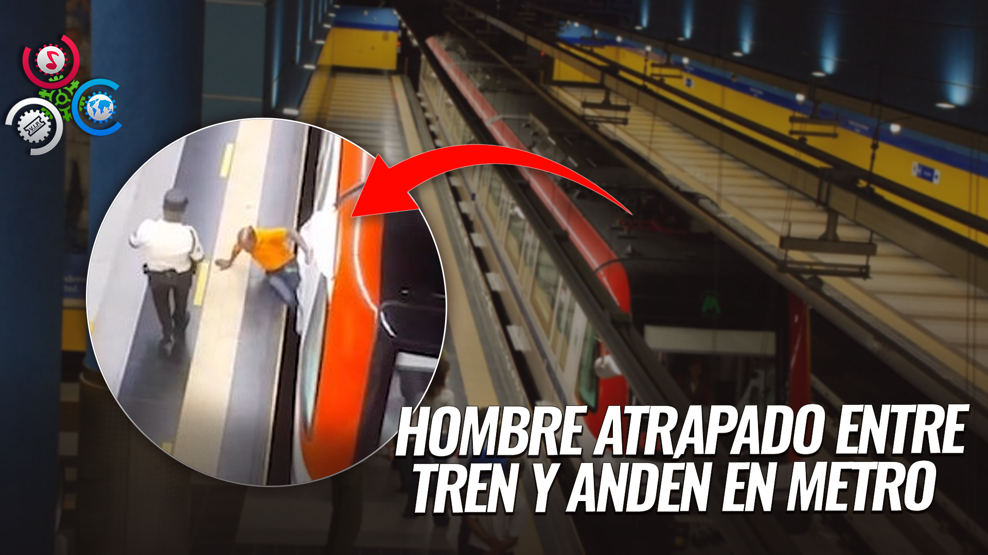 Hombre Queda Atrapado Entre Vagón Y Andén En Estación Billini En Santo Domingo