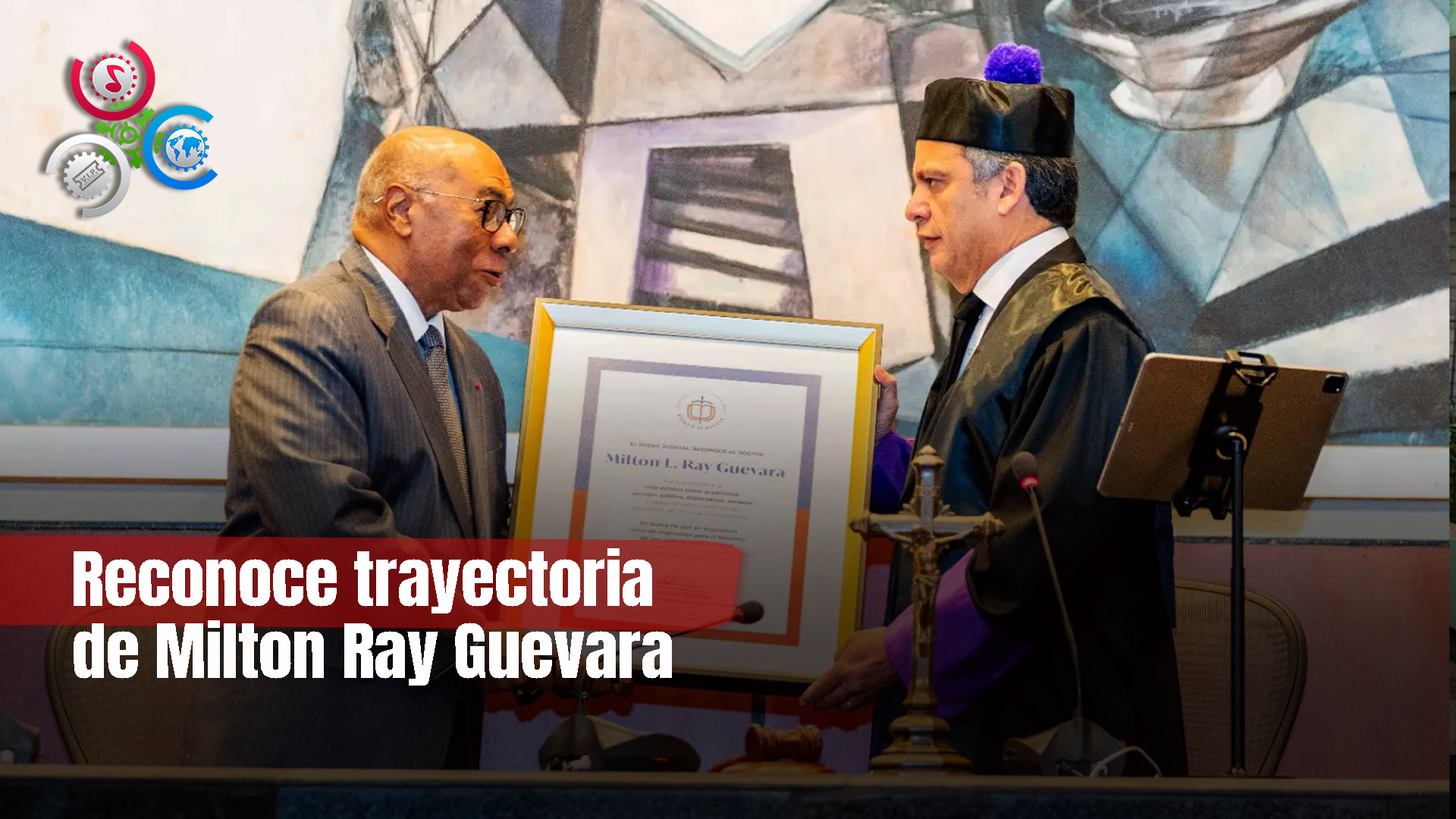 Suprema Corte De Justicia Reconoce Trayectoria De Milton Ray Guevara