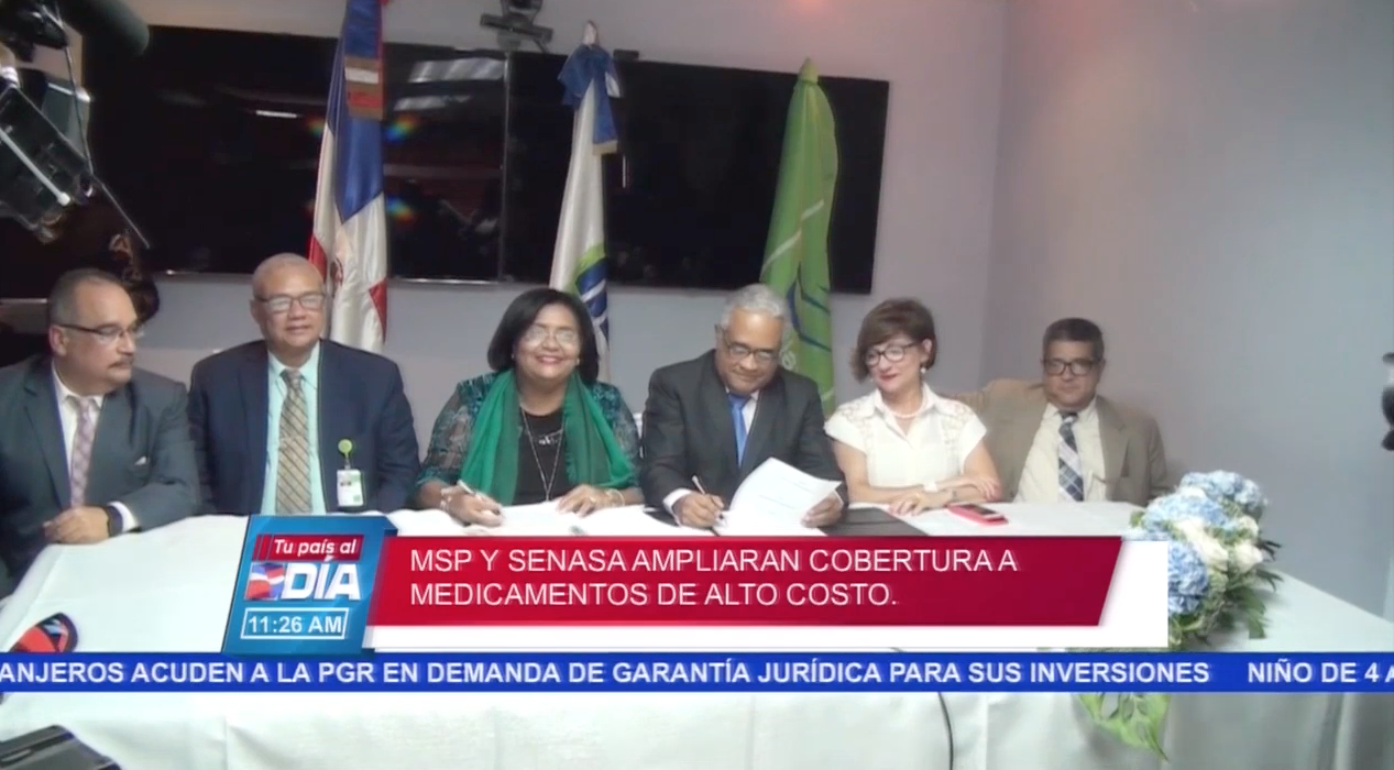 MSP Y SENASA Ampliarán Cobertura A Medicamentos De Alto Costo