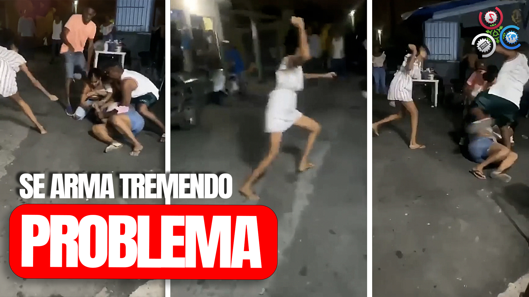 ¡Madre E Hija Le Entran A Golpes A Joven En Sabana Perdida!