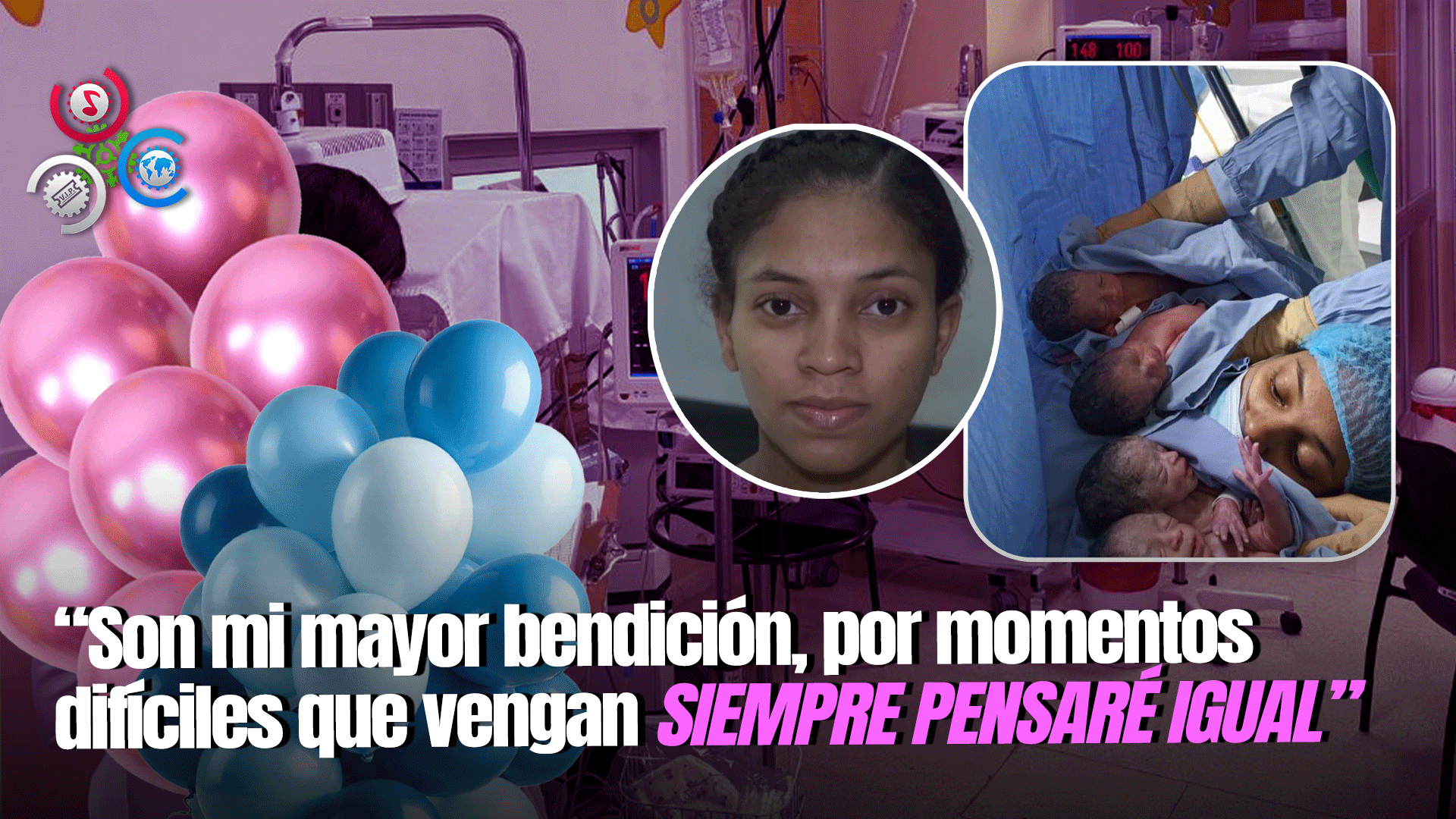 Madre Primeriza Da A Luz Con éxito A Cuatrillizos En El Hospital Homs, Santiago