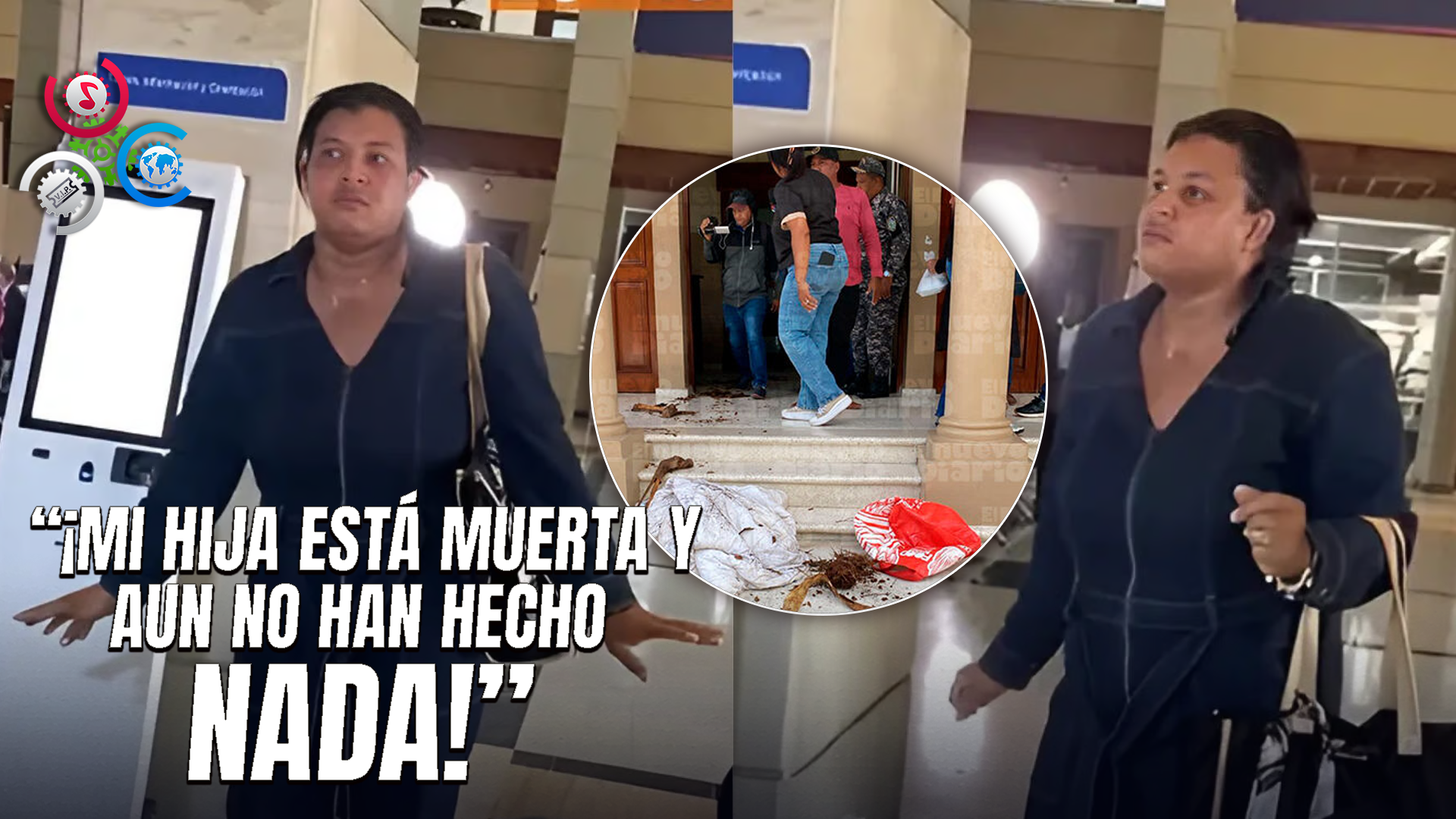 Madre Que Lanzó Restos De Su Hija En Tribunal De Higüey Irrumpe En Reunión De Jueces Para Exigir Justicia