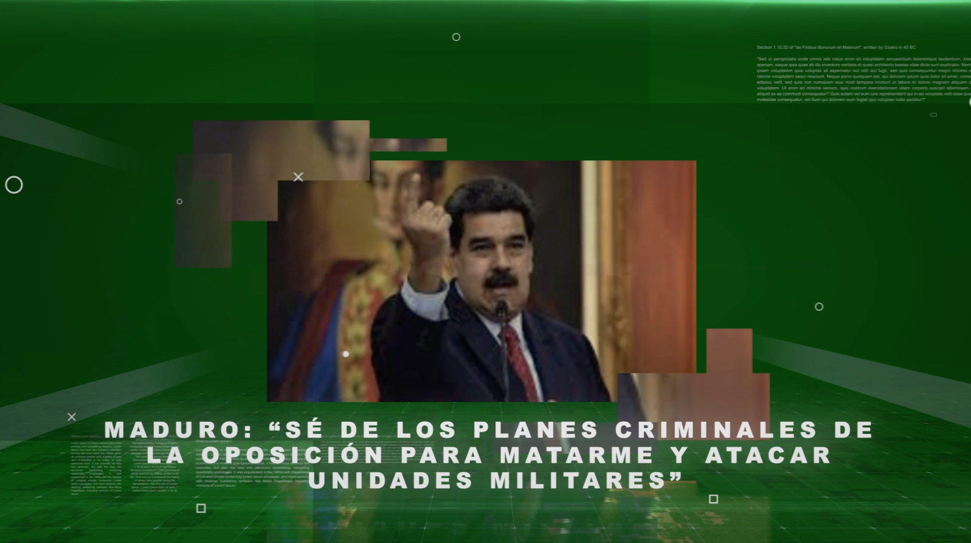 Maduro: “Sé De Los Planes Criminales De La Oposición Para Matarme Y Atacar Unidades Militares”