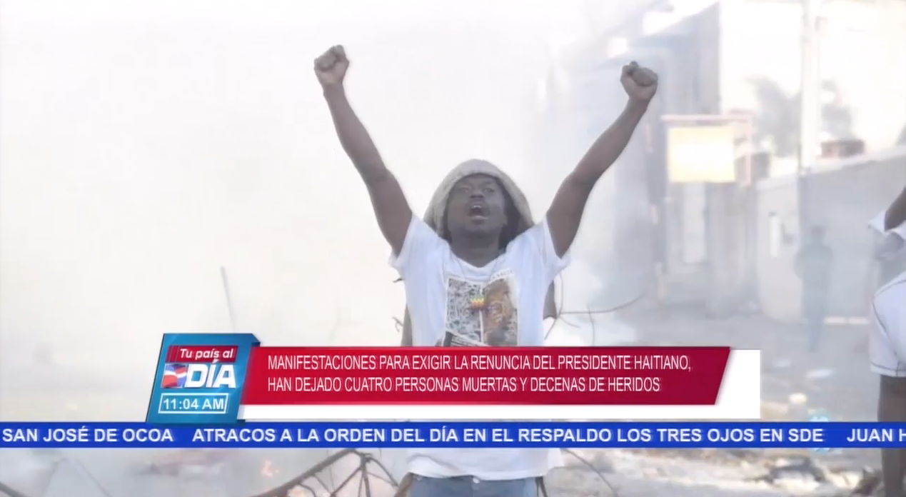 Manifestaciones En Haití Han Dejado 4 Muertos Y Decenas De Heridos