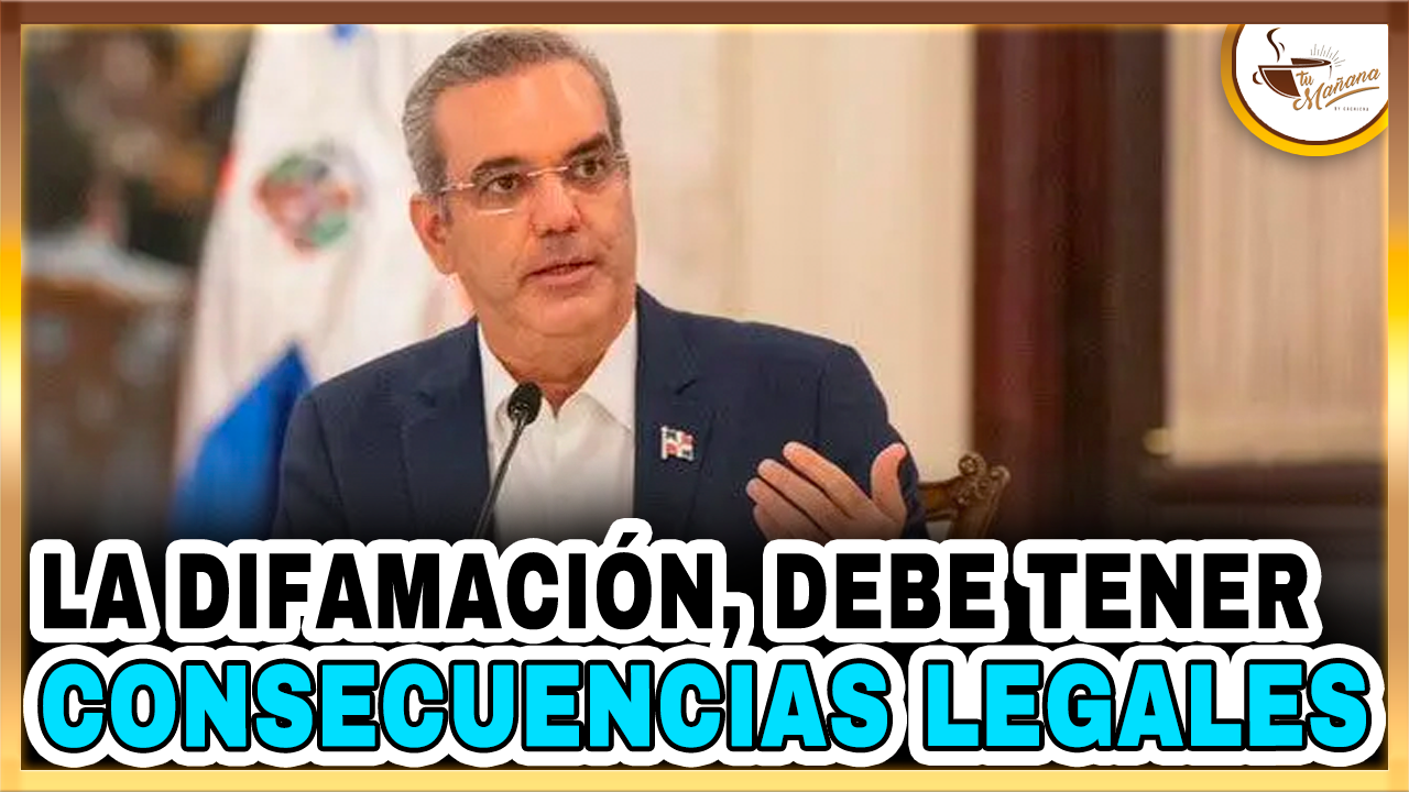 Manuel Rojas: “La Difamación, Debe Tener Consecuencias Legales, Luis Abinader” | Tu Mañana By Cachicha