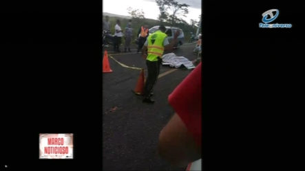 “Terrible Accidente En Puerto Plata” Un Motociclista Quedó Cortado A La Mitad