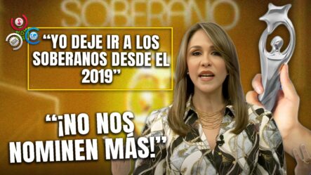 Mariasela Álvarez Pide No Nominen Su Programa A Premios Soberano