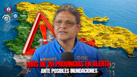 COE Declara Alerta Roja En El Distrito Nacional Por Intensas Lluvias