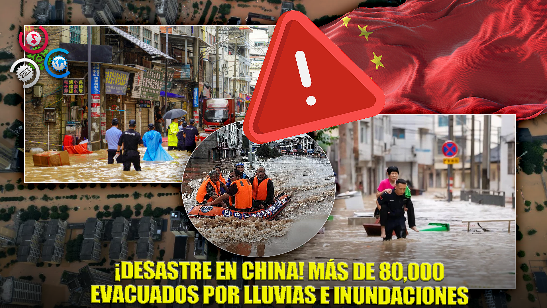 Más De 80.000 Evacuados Por Inundaciones En Suroeste De China
