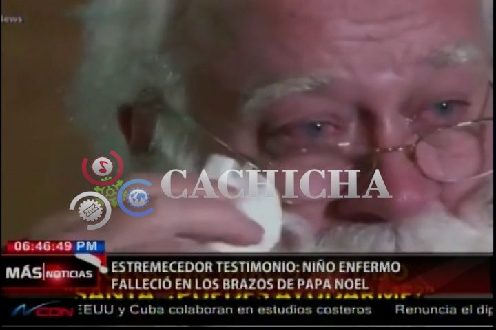 Estremecedor Testimonio: Niño Muere En Los Brazos De Papa Noel