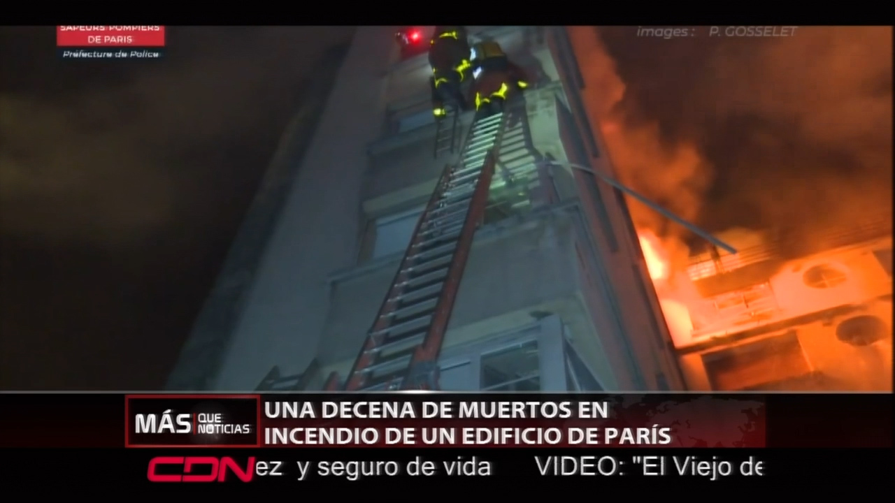 En Paris Un Feroz Incendio En Un Edificio Deja Una Decena De Muertos Y Al Menos 30 Heridos