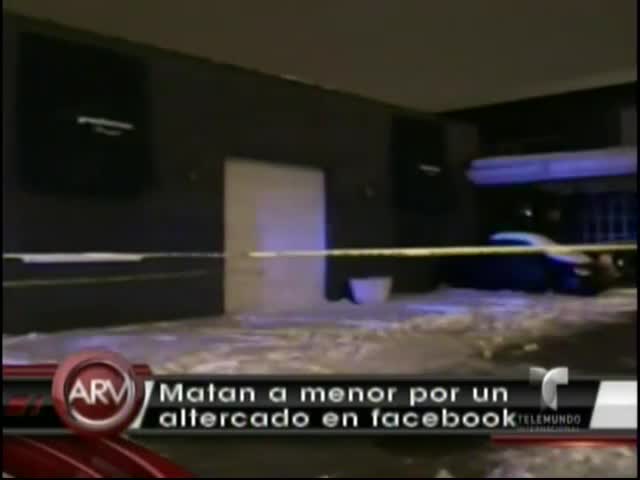 Matan A Menor Por Altercado En Facebook #Video
