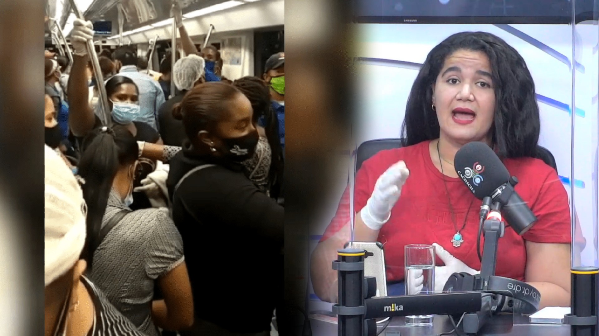 Metro Circula Con Gran Aglomeración De Personas Y Cero Distanciamiento Social