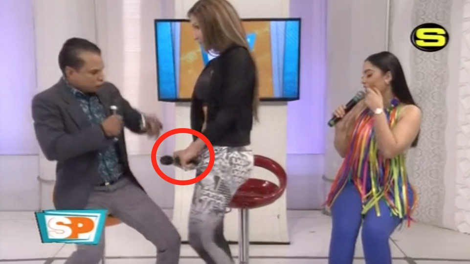 Mia Cepeda Le Enseña Todo Al Internacional Mamola En Televisión Nacional