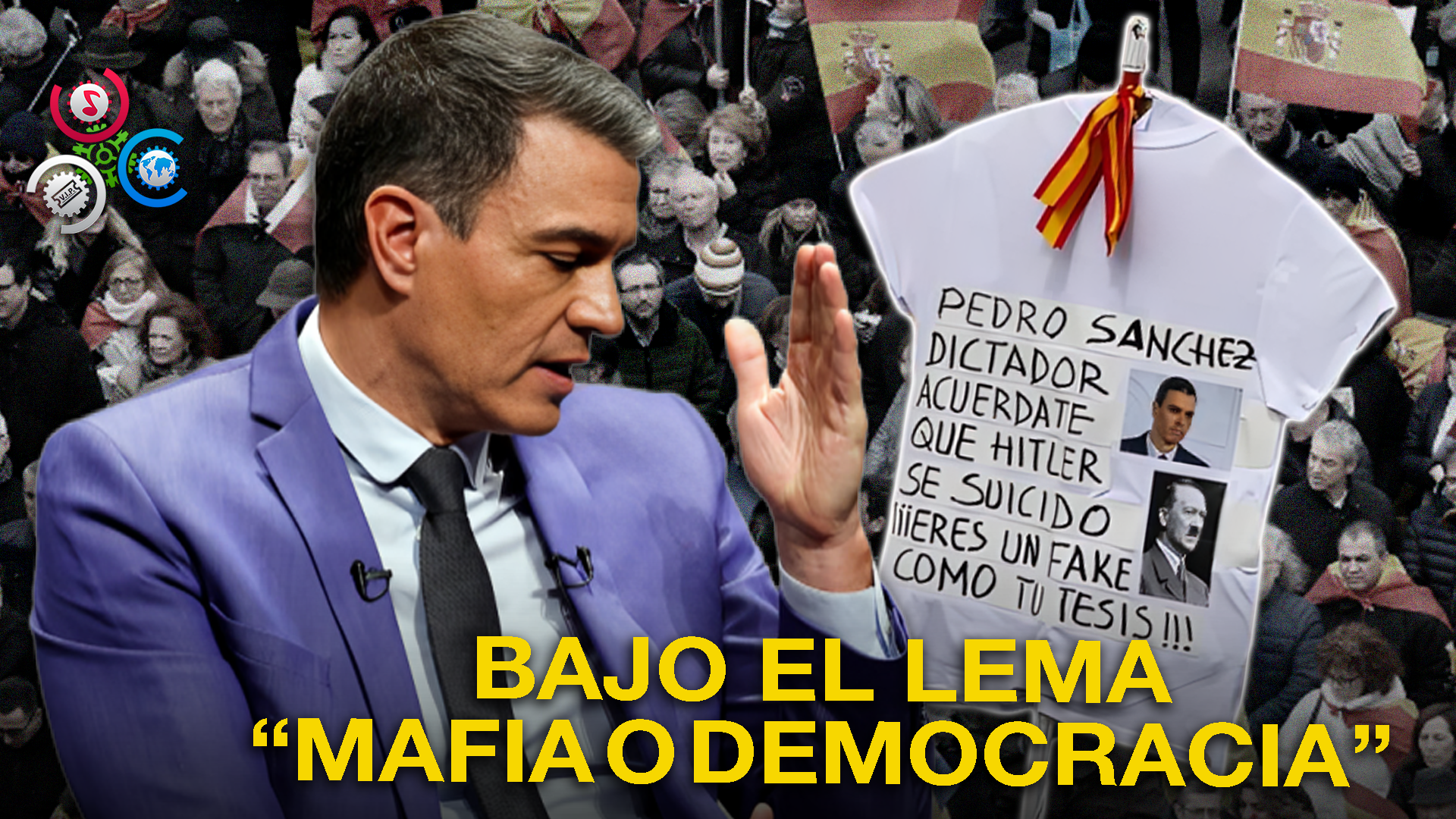 Miles Claman “Pedro Sánchez, Dimisión” Durante Protesta Masiva En Madrid