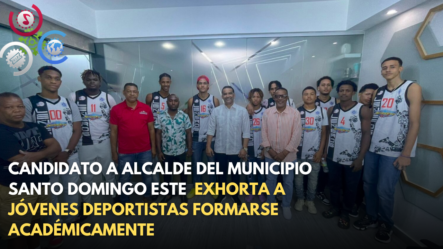 Candidato A Alcalde Del Municipio Santo Domingo Este Exhorta A Jóvenes Deportistas Formarse Académicamente