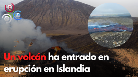 Un Volcán Ha Entrado En Erupción En Islandia