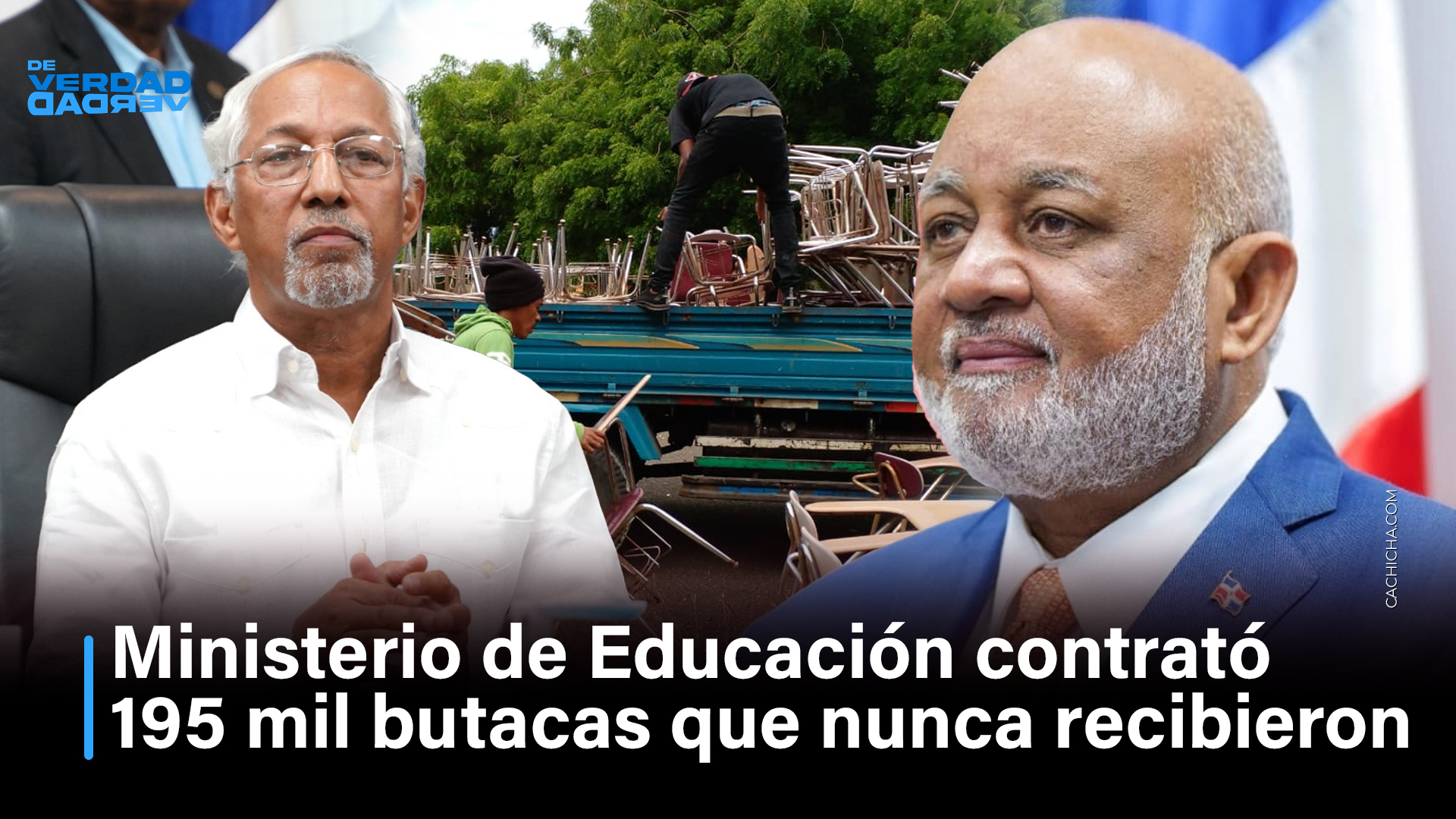 Ministerio De Educación Contrató  195 Mil Butacas Que Nunca Recibieron | De Verdad Verdad