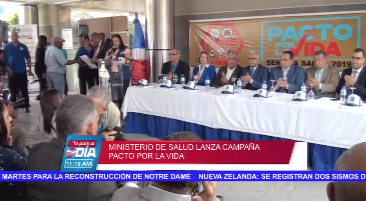 Ministerio De Salud Lanza Campaña “Pacto Por La Vida”