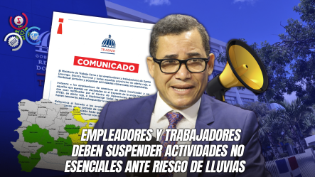 Ministerio De Trabajo Recomienda Flexibilizar Jornadas Por Onda Tropical En Alerta Roja