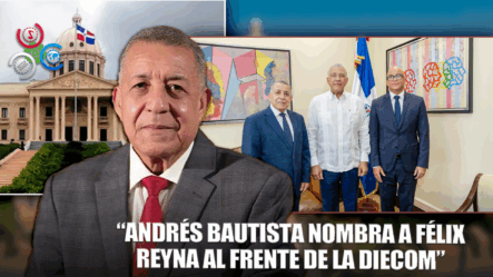 Ministro Andrés Bautista Juramenta A Félix Reyna Como Director De La DIECOM