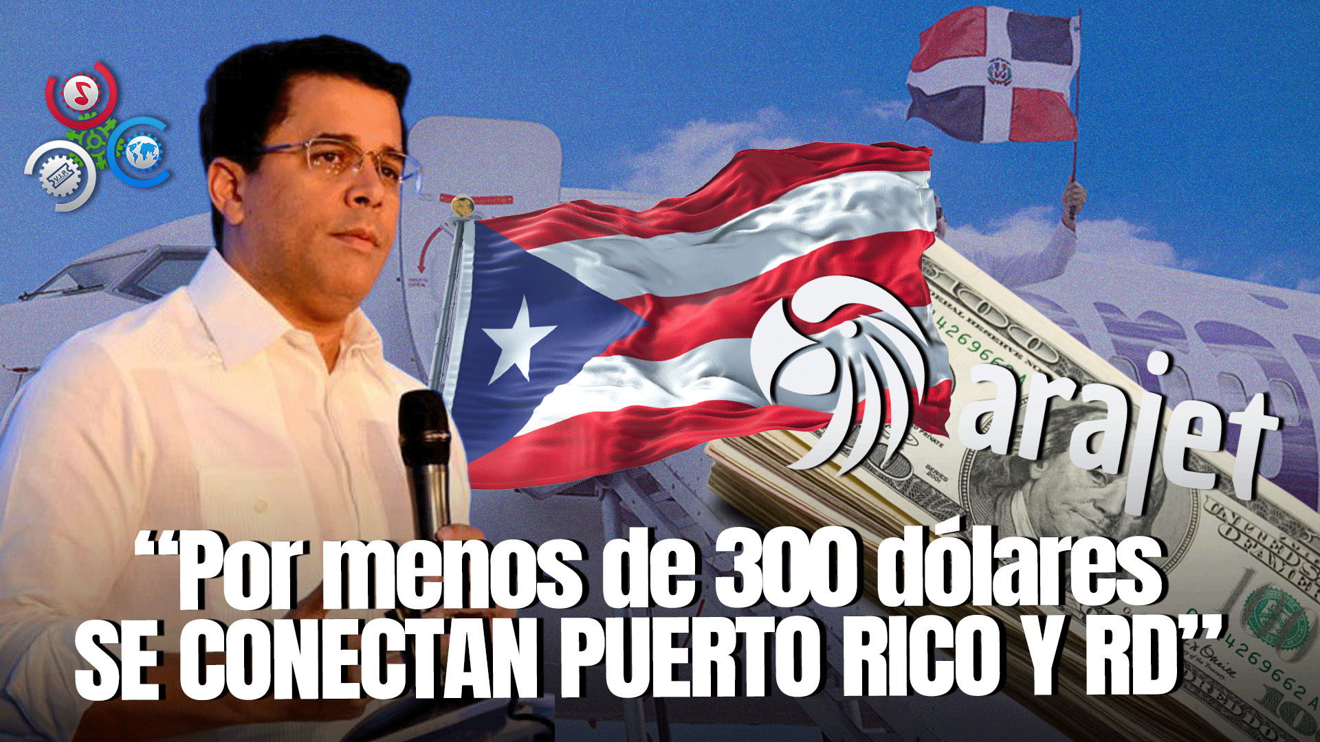 Ministro Collado Le Da Salida Al Primer Vuelo De Arajet A Puerto Rico