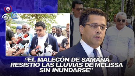 Ministro David Collado Supervisa Obras Turísticas En Samaná Tras El Paso De La Tormenta Melissa